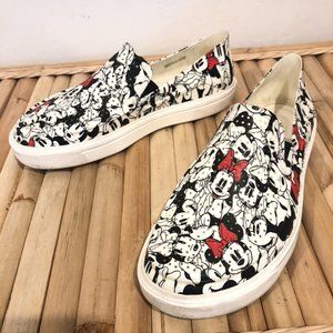 Disney Minnie Mouse Slip On Crocs Water Shoes 8